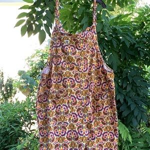 Lucy and Yak NWOT Jenny Dungarees Organic Twill
L edition Meadow Print